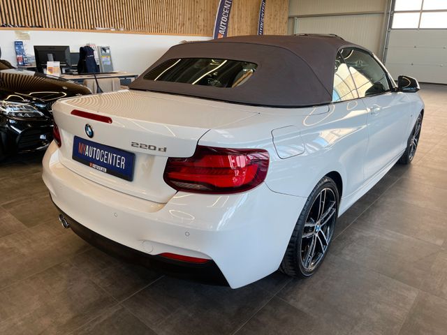 BMW Cabrio 220 d M Sport *1.HAND*19%MWST*NAVI*KAMERA