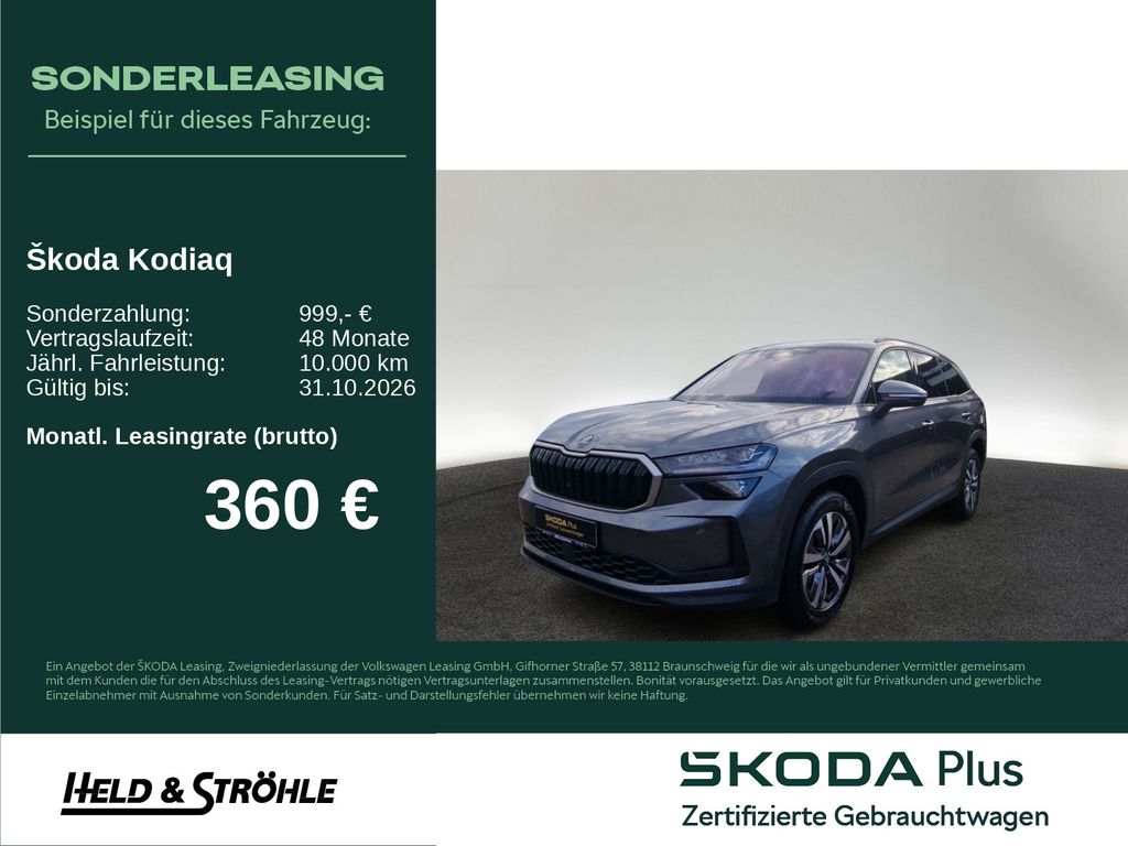 Kodiaq Selection 2.0 TDI DSG AHK PANO MATRIX 360