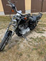 Harley-Davidson XL 883Sportster  Custom m.Miller-Auspuffanlage - HARLEY-DAVIDSON SPORTSTER 883 CUSTOM
