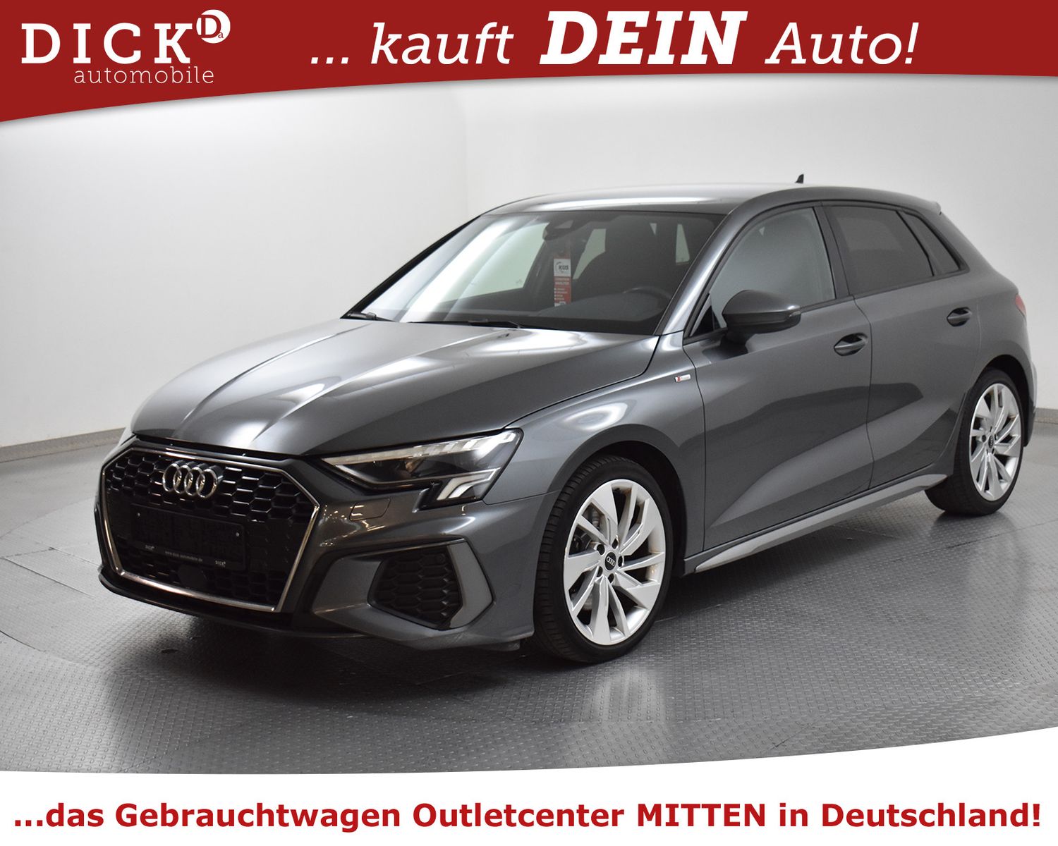 AUDI A3 SB 35d 2X S LINE SPORT+VIRTU+LEDER+NAV+LED+18 - Image 4