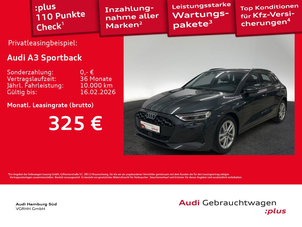 A3 Sportback 40 TFSIe S tronic NAV/KAMERA/MATRIX