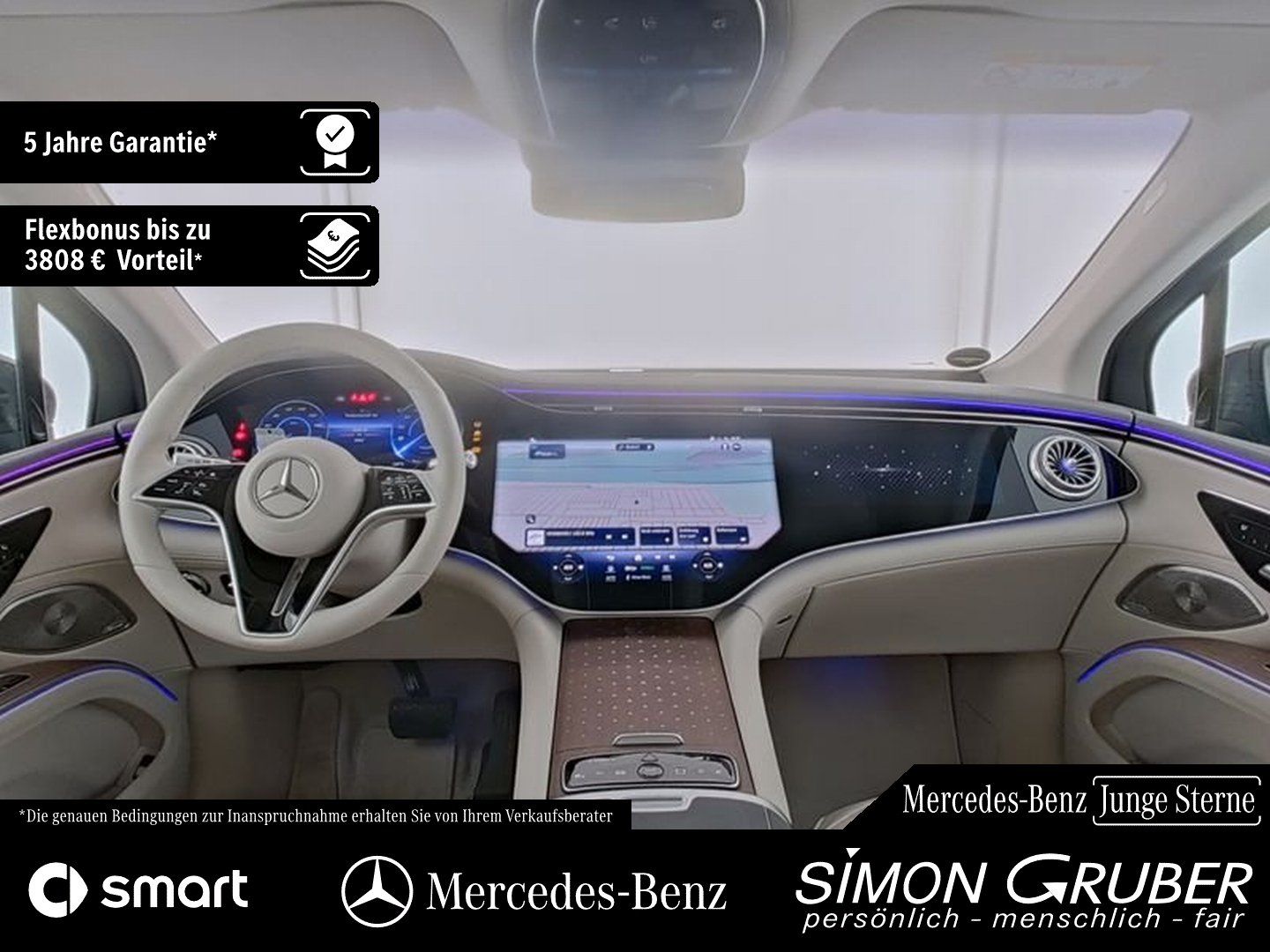 Fahrzeugabbildung Mercedes-Benz EQS 580 4M SUV AMG Line Business Class AHK