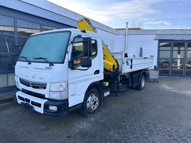 Mitsubishi FUSO CANTER  9C 18 Dreiseitenkipper mit Kran