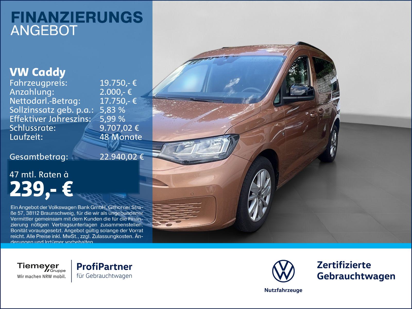 Volkswagen Caddy TDI LIFE NAVI AHK STANDHZG CLIMATRONIC