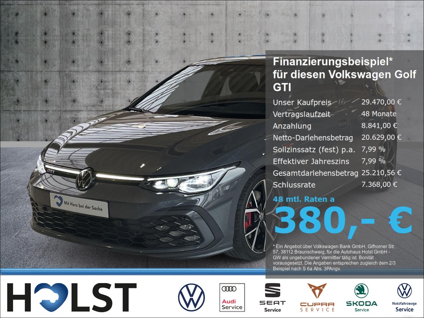Volkswagen Golf GTI VIII Pano Stdhz. Navi 19 Matrix Kamera 