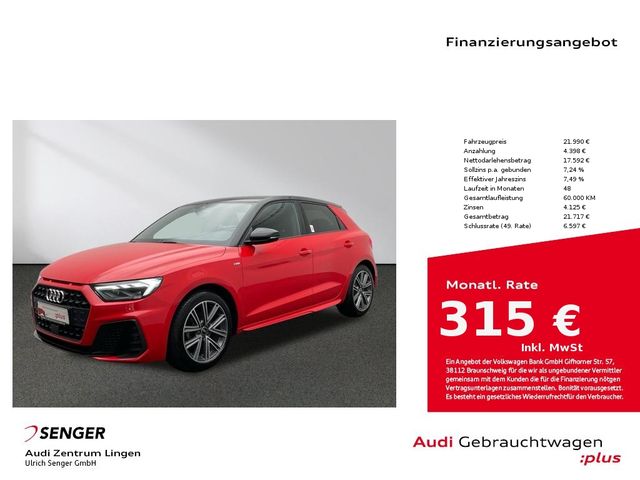 Audi A1 Sportback S line 30 TFSI S tronic MMI LED