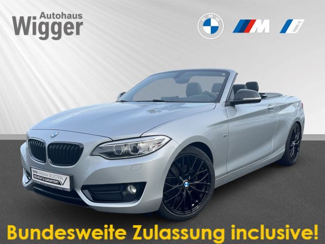 BMW 220 i Aut. Sport Line Cabrio/Navi/Leder/Bi-Xenon