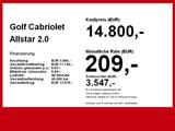 Volkswagen Golf Cabriolet Allstar 2.0 TDI Vienna Navi Kamer - Volkswagen Golf mit Diesel-Antrieb: Cabrio, 2.0