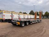 Humbaur 4Achs-Tieflader Drehschemel Radmulde verzinkt, - Tieflader Achs 4
