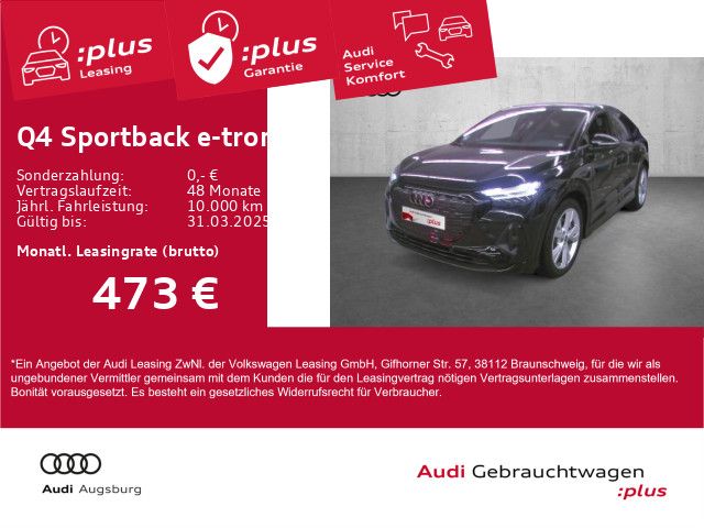 Audi Q4 Sportback 45 e-tron 82kW/h *2x S line*8-fach*