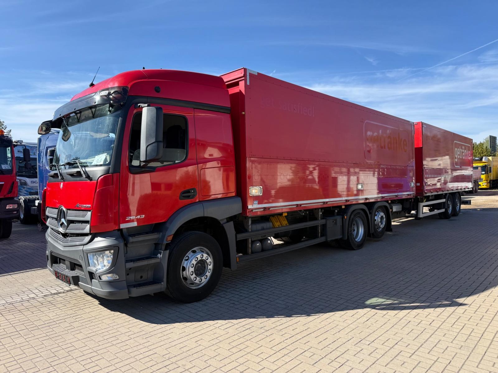 Mercedes-Benz Actros 2543 Getränke/Retarder+ANHÄNGER Orten
