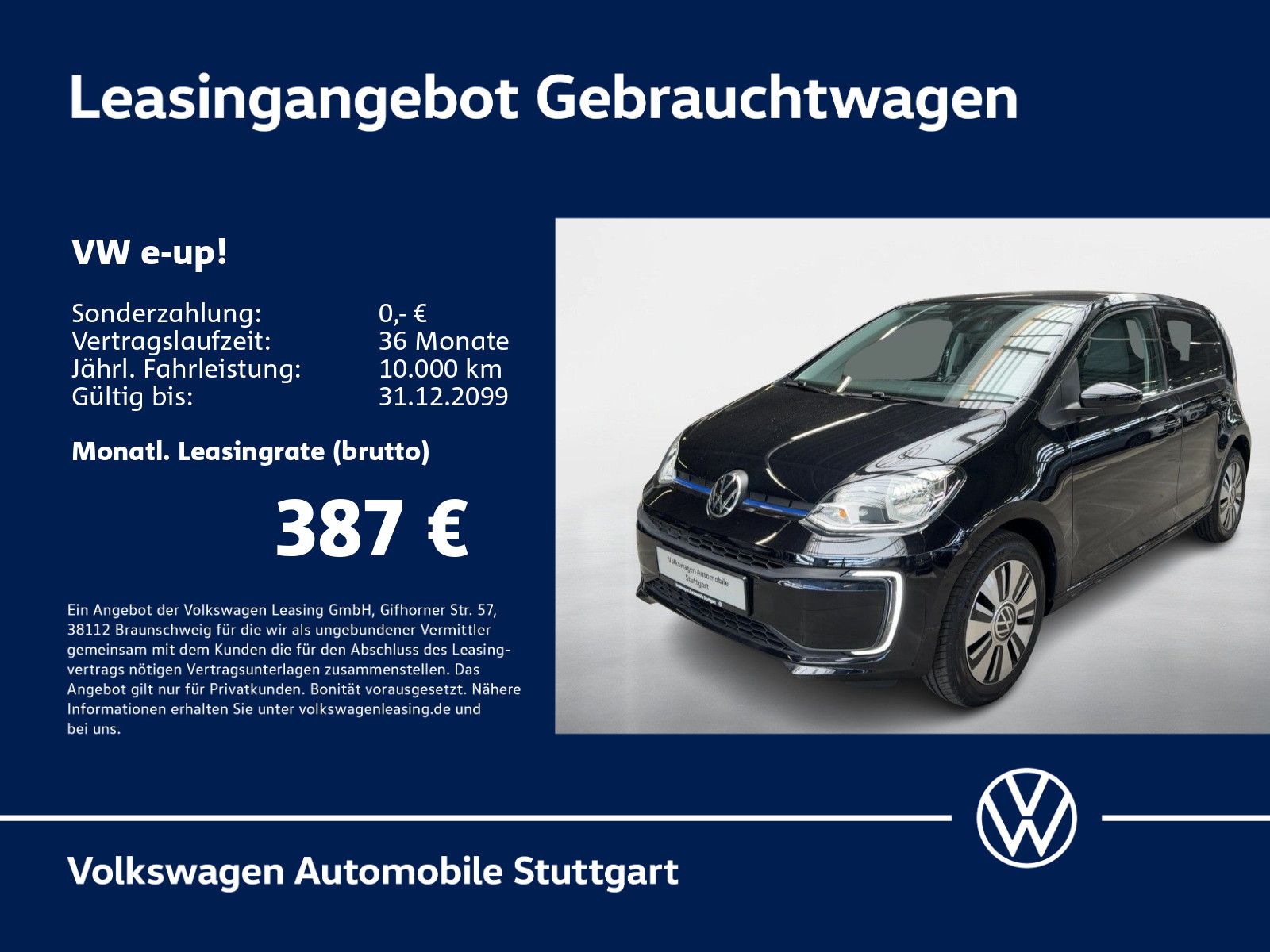 Volkswagen e-up! Tempomat Kamera