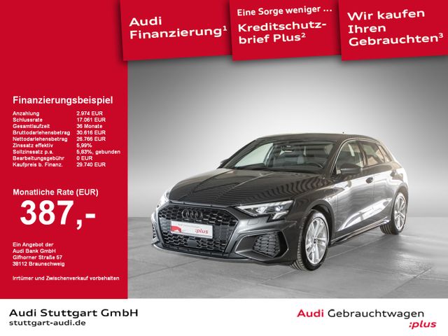 Audi A3 Sportback 40 TFSIe S Line+ Parkassistent