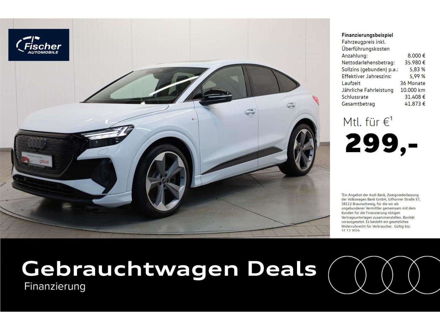 Audi Q4 e-tron Sportback S line