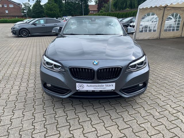 Fahrzeugabbildung BMW 220d Cabrio Sport Line+Adaptive LED+Navi+Leder