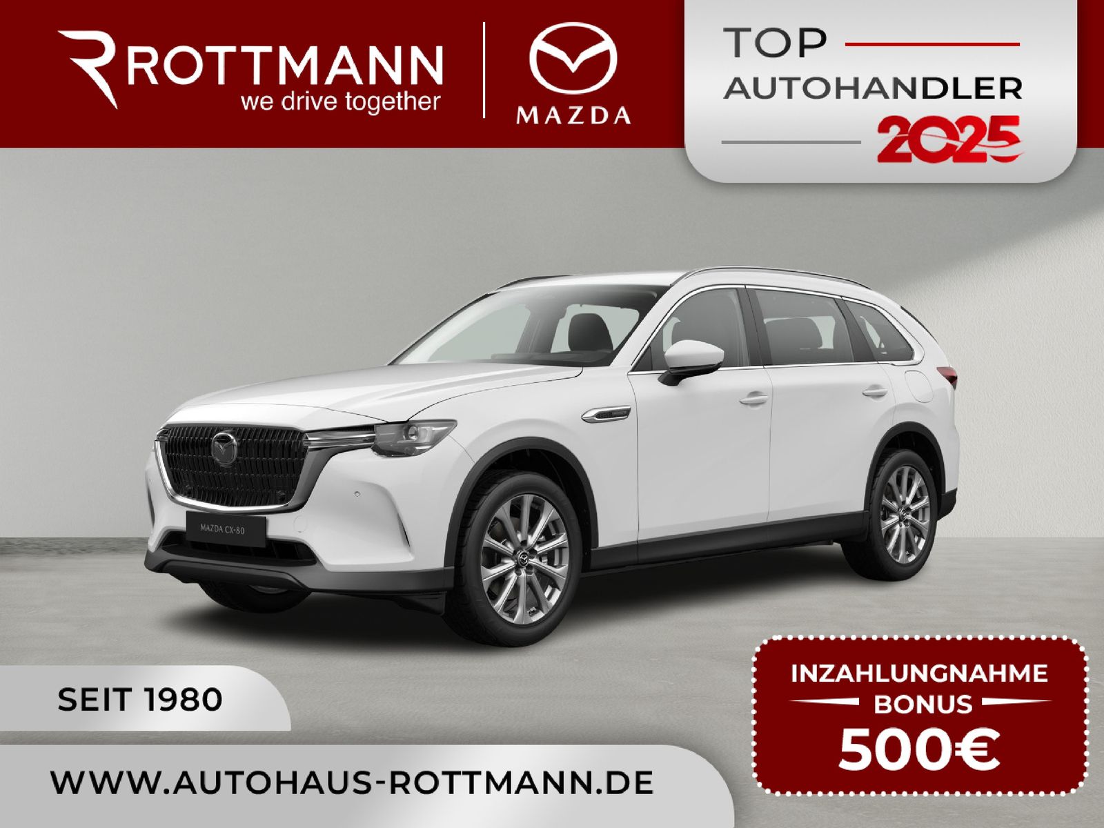 Mazda CX-80 Plug-In 327ps Aut. PHEV AWD EXCLUSIVE-Line