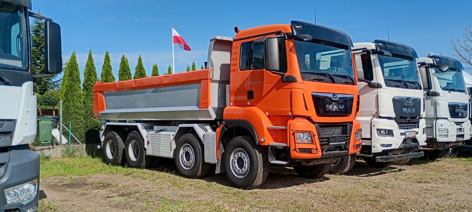 MAN TGS 35.510 8X4 BB KIPPER BORDMATIC RETARDER