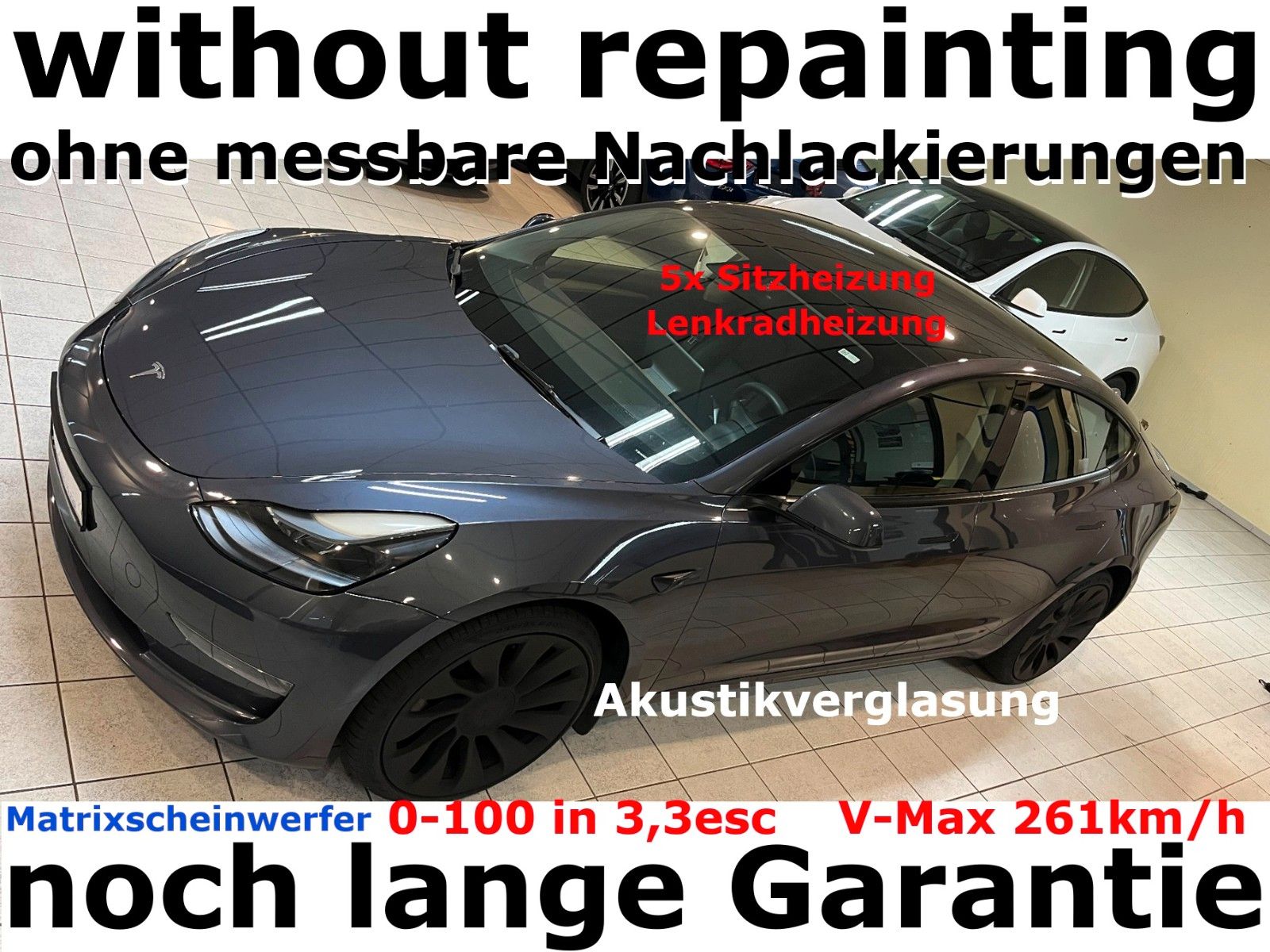 Tesla Model 3 Performance. kaufe auch Teslas an