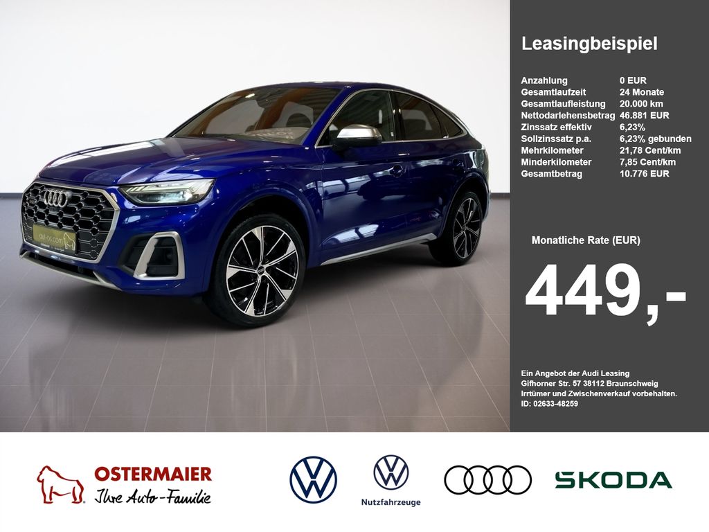 Audi SQ5 Sportback 3.0TDI 341PS QUATTRO B&O.HUD.STAND