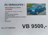 Volkswagen VW T4 Multivan Allstar Syncro - Volkswagen T4 Multivan aus 1993