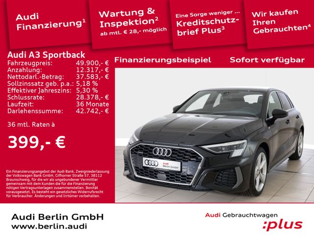 Audi A3 Sportback S line 40 TFSI quattro S tronic