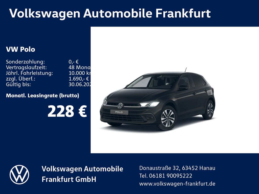 Polo Life 1,0 l TSI OPF 70 kW (95 PS) 7- Gang-Do