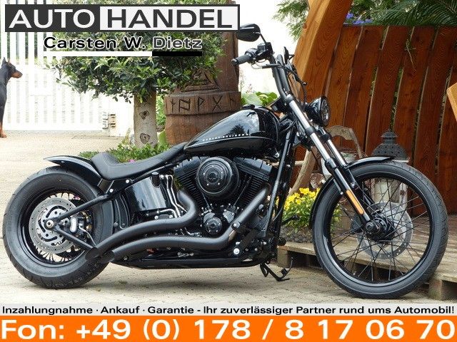 Harley-Davidson Softail Blackline wie Night Train Bobber Umbau !