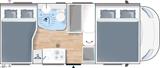 Chausson Alkoven C514 viel Zubehör - Chausson C