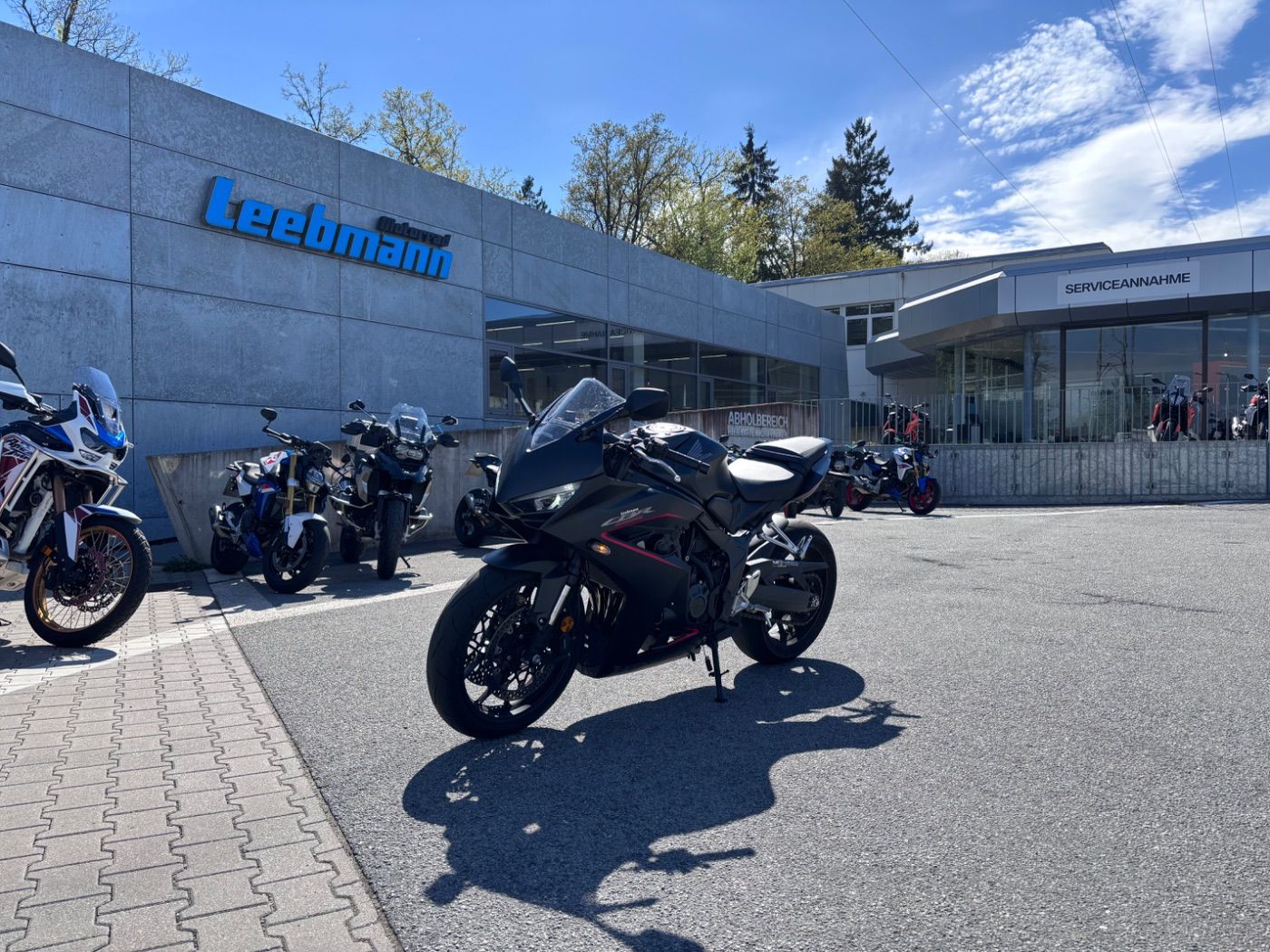 Fahrzeugabbildung Honda CBR 650 R Standard Kurzer Kennzeichenhalter,