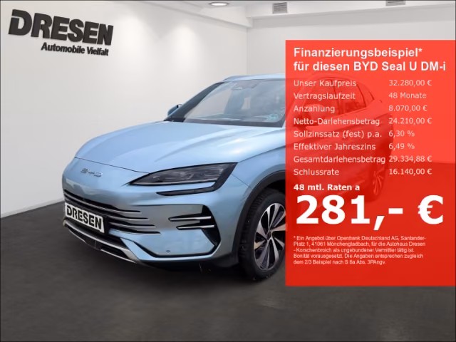 BYD Seal U DM-i Design HeadUp/Schiebedach/Pano/360Ka