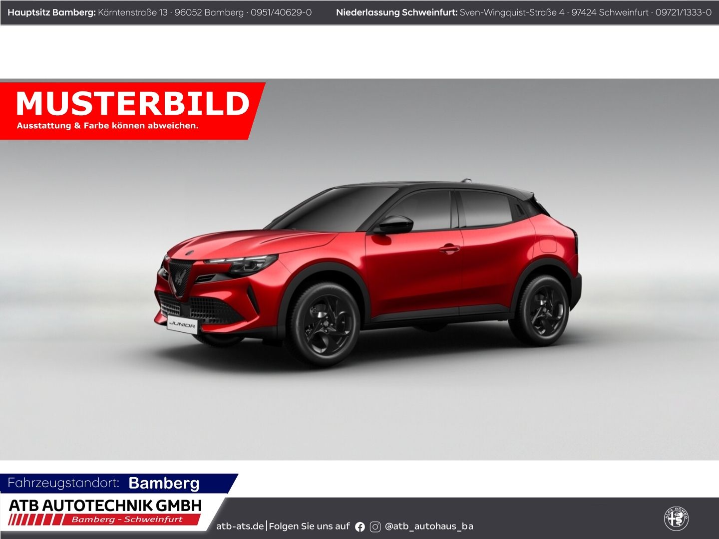 Fahrzeugabbildung Alfa Romeo Junior Sport Speciale Ibrida