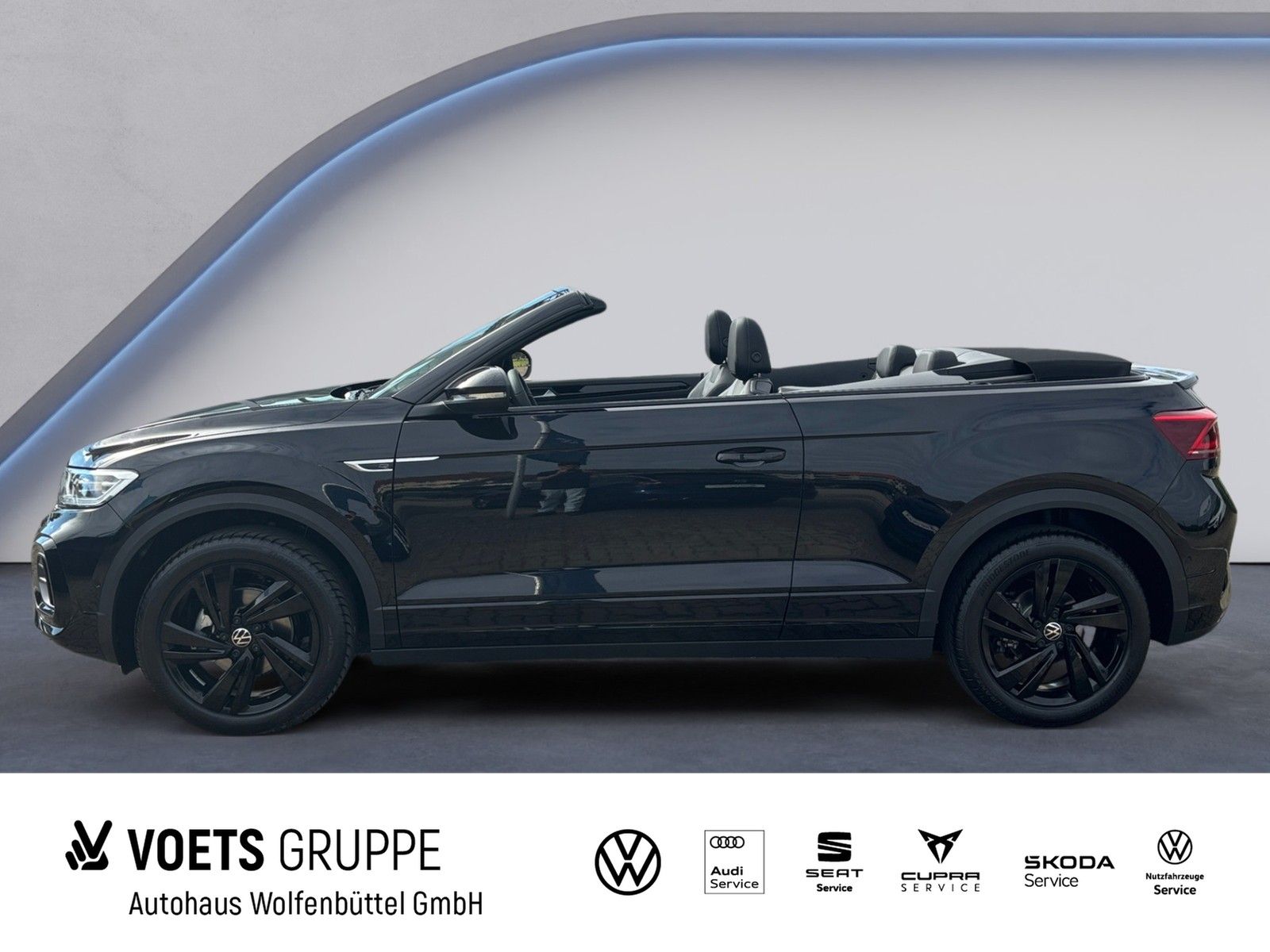Volkswagen T-Roc Cabrio R-Line 1.5 TSI SOFORT AHK DSG BLACK imagem 2