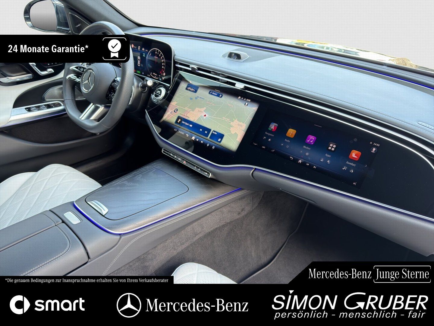Fahrzeugabbildung Mercedes-Benz E 400 e 4M AMG Airmatic Nappa Superscreen HAL