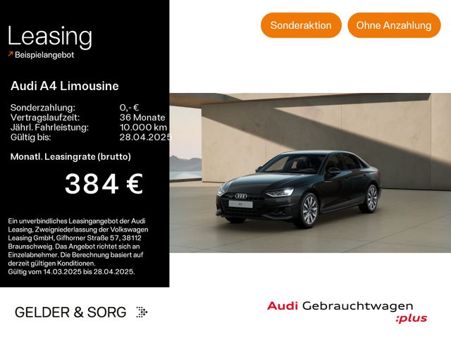 Audi A4 Limousine 40 TFSI advanced LED*sound*virtual*