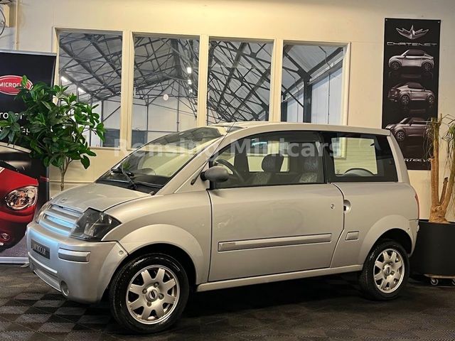 Microcar MC2 XXL Koffer Silber Mopedauto Minicar 45 KM