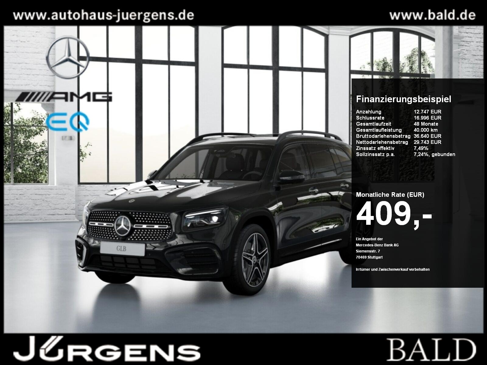 Mercedes-Benz GLB 200 AMG-Sport/MLB/360/Pano/AHK/Totw/Keyl/19'