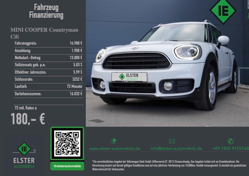 MINI COOPER Countryman Cili,LED,Navi,AHK,Head-Up