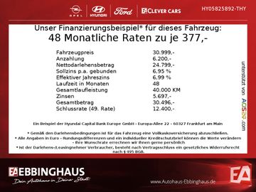 Hyundai Kona Select Elektro 2WD Kamera Navi Spurhaltea.