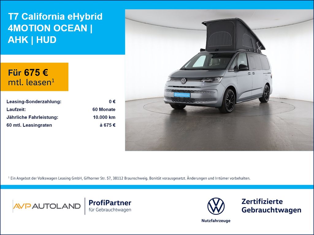 Volkswagen T7 California eHybrid 4MOTION OCEAN | AHK | HUD