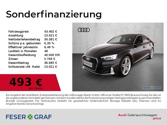 Audi A5 Sportback 40 TFSI S line Int/Matrix/A-Fahren+