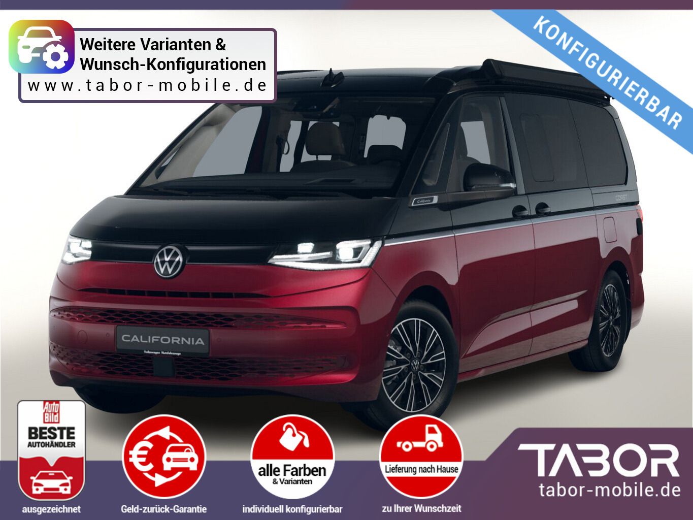 Volkswagen T7 California 2.0 TDI 150 DSG Coast LED R2D DigC