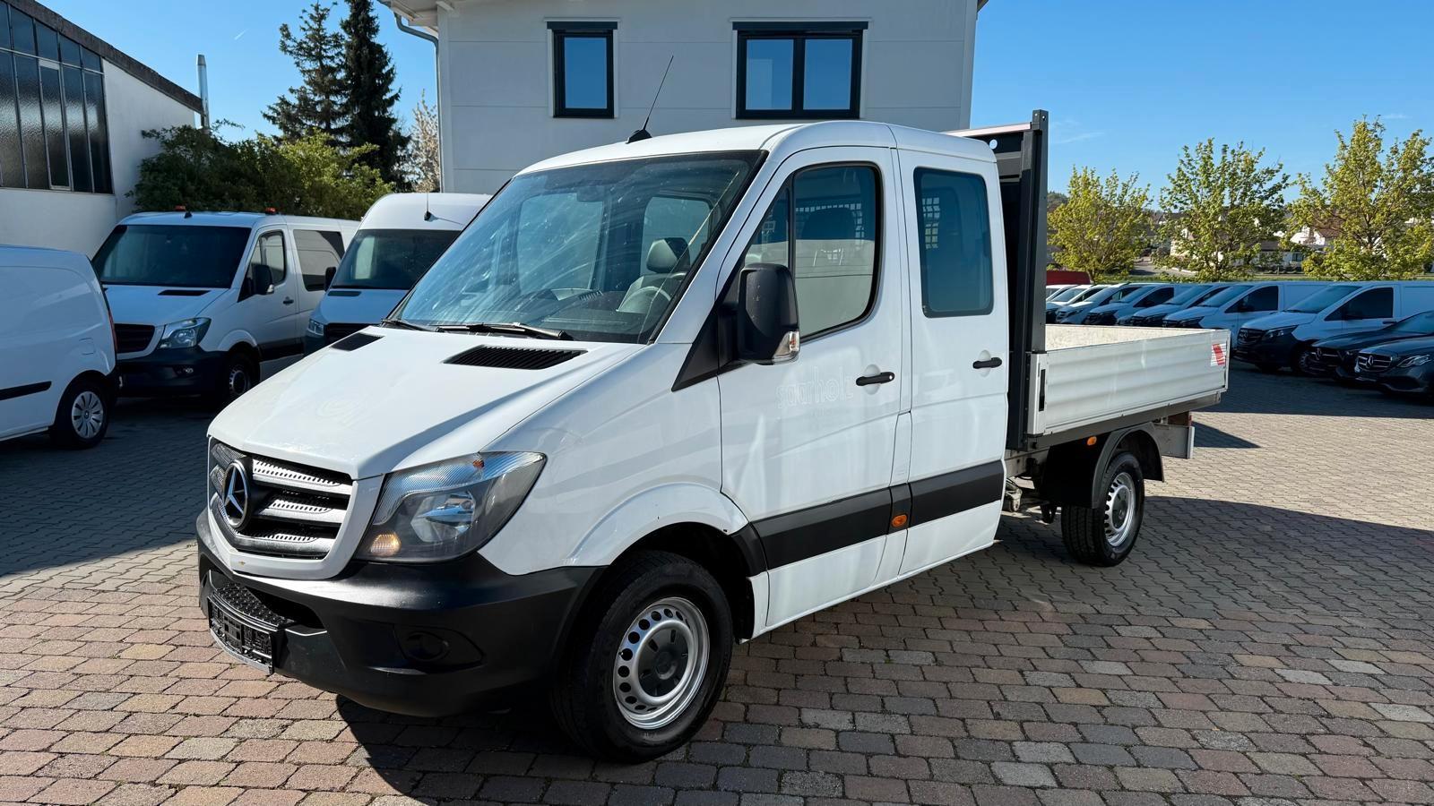 Mercedes-Benz Sprinter Pritsche 214 Doka 6-Sitzer AHK Klima
