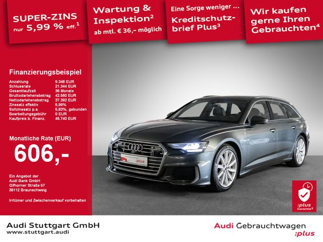 Audi A6 Avant 50 TDI quattro S line AHK Pano 360° 19'