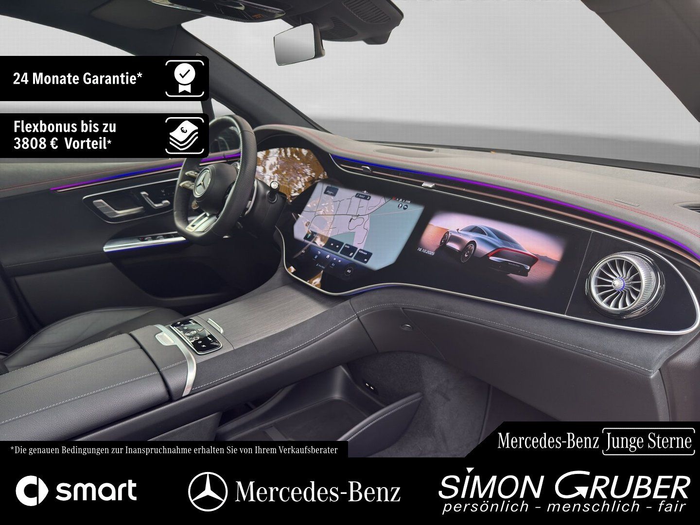 Fahrzeugabbildung Mercedes-Benz EQE 43 4M SUV AMG Night Pano HUD Sitzklima Nappa
