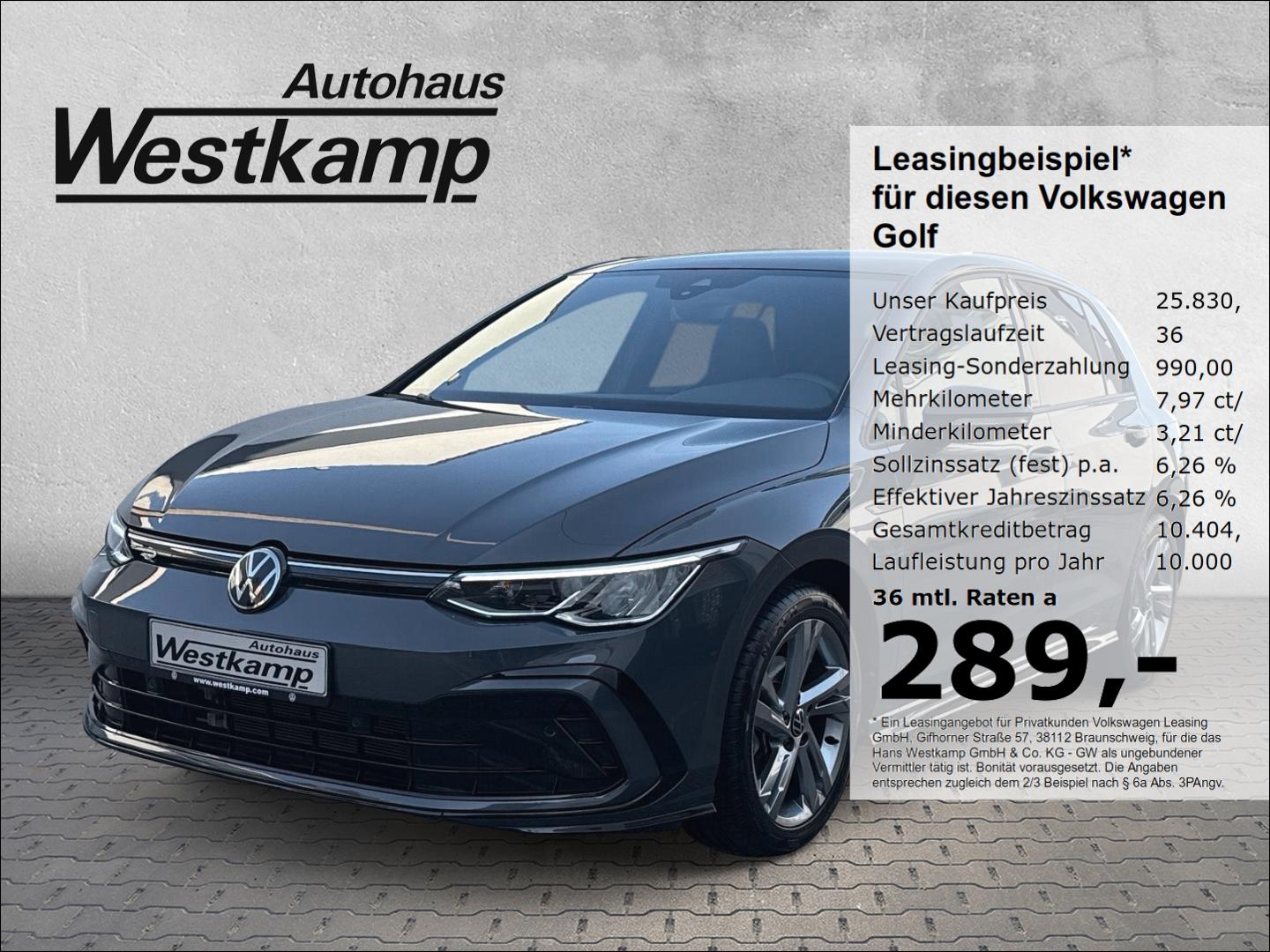 Volkswagen Golf R-Line 1,5 eTSI DSG Winterpaket Led Klimaau