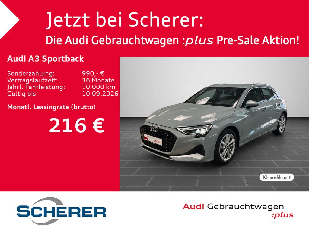 Audi A3 Sportback advanced 35 TDI NAVI,CARPLAY,SHZ,LE