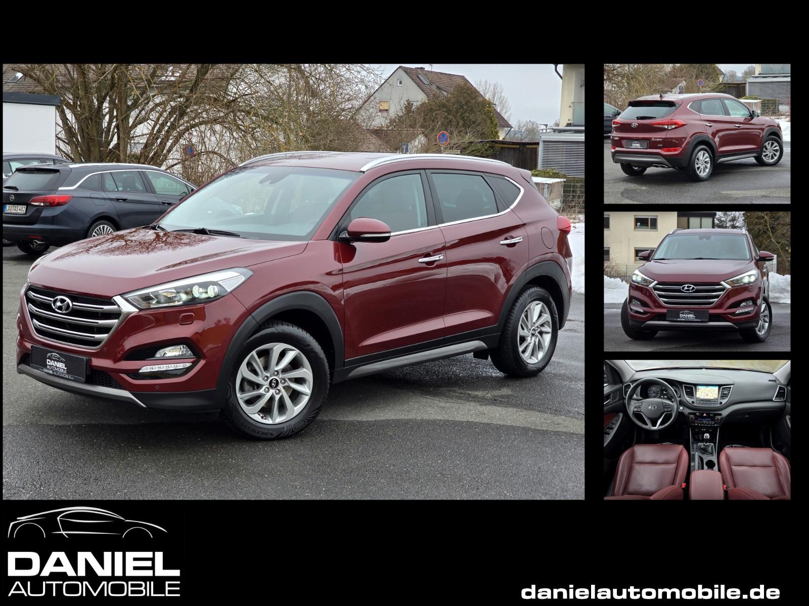 Hyundai Tucson 1.6 Premium 4WD LEDER ROT+NAVI+KAM+STHZG