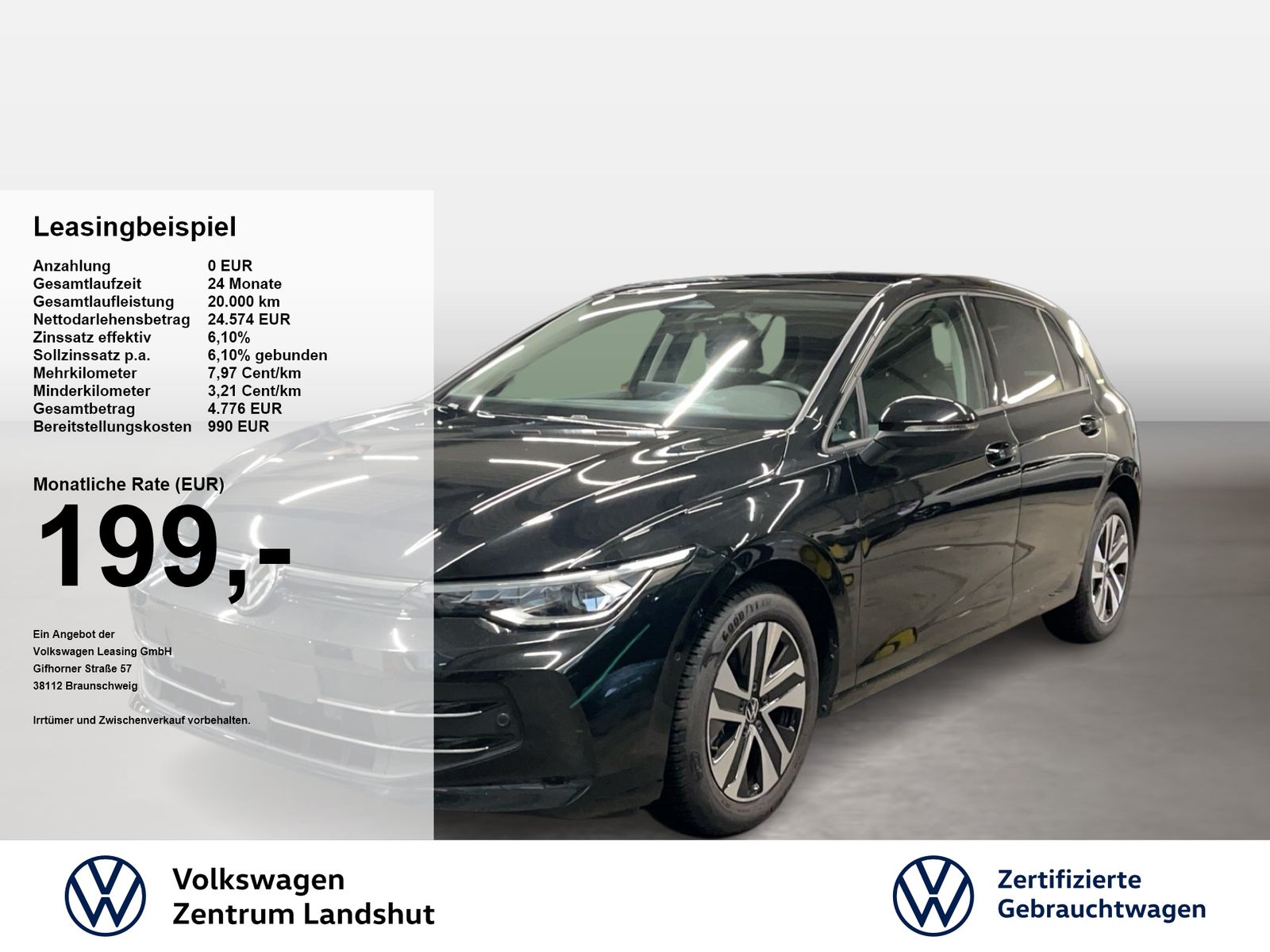 Volkswagen Golf VIII Energy 1.5 TSI ACC Fernlichtass. Kam.