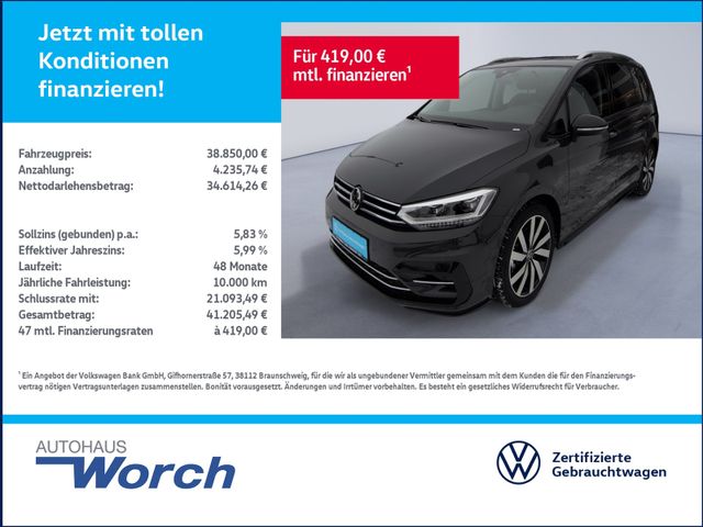 Touran R Line 1.5 TSI DSG 7Sitzer+AHK+PANO+MATRI