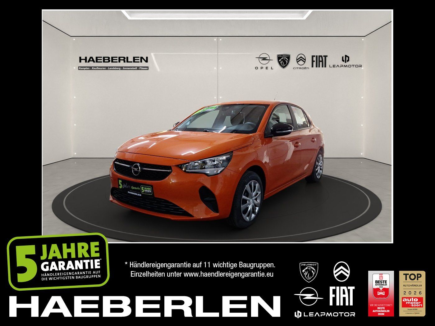 Opel Corsa F e Edition KlimaA+W-Pumpe+AUT+SpurH